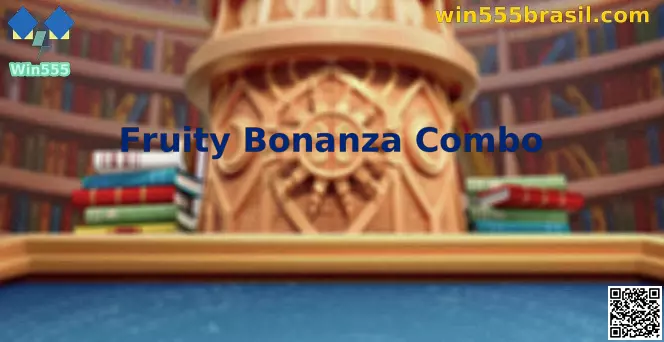 Imagem central do jogo Fruity Bonanza Combo com frutas, diamantes e interface de slot